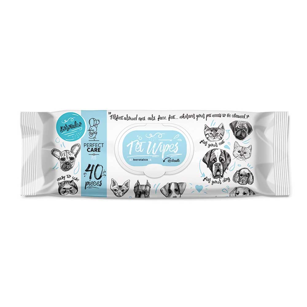 Perfect care Pet Wipes Borotalco 40pcs